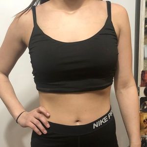 Black Cropped Tank Top